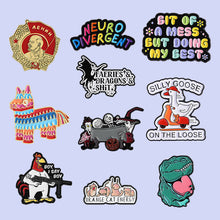Load image into Gallery viewer, English Letter Quote Creative Brooches Badges And Pins