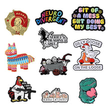 Load image into Gallery viewer, English Letter Quote Creative Brooches Badges And Pins