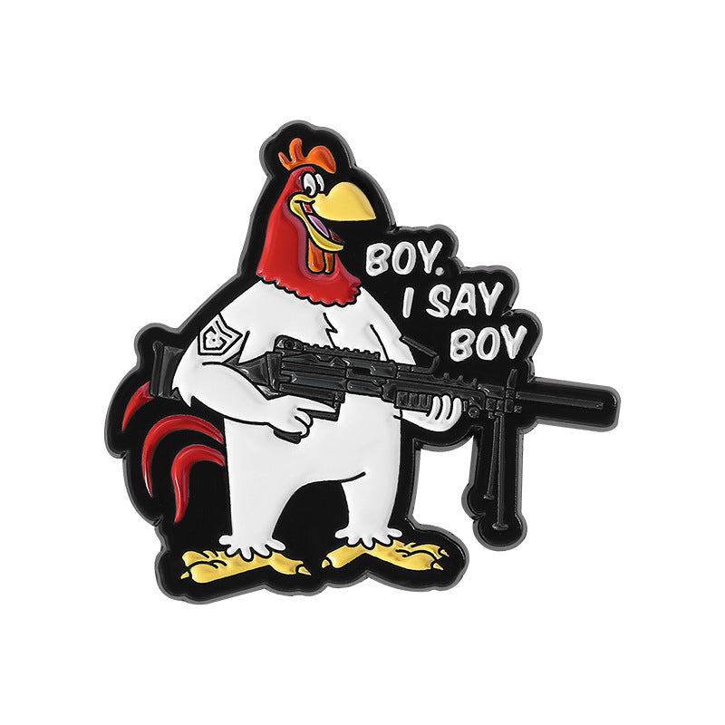 English Letter Quote Creative Brooches Badges And Pins