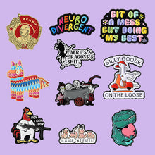 Load image into Gallery viewer, English Letter Quote Creative Brooches Badges And Pins